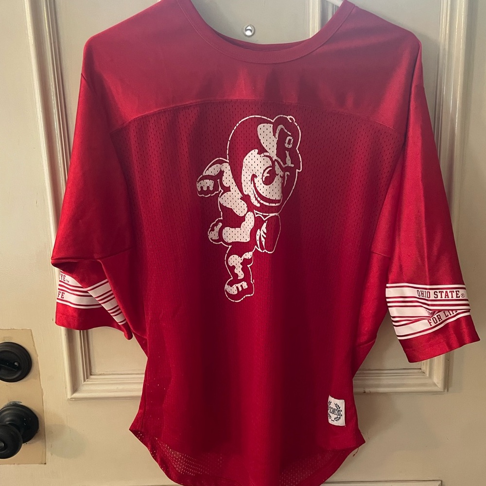Pink Ohio State Buckeyes Football Jersey